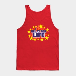 I Relay for Life in purple - Super Powers Collection Tank Top